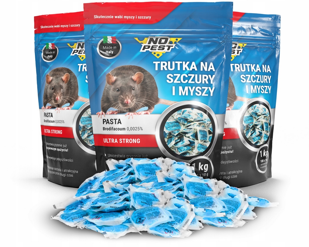Jed - otrava pre hlodavce NO PEST pasta 3kg