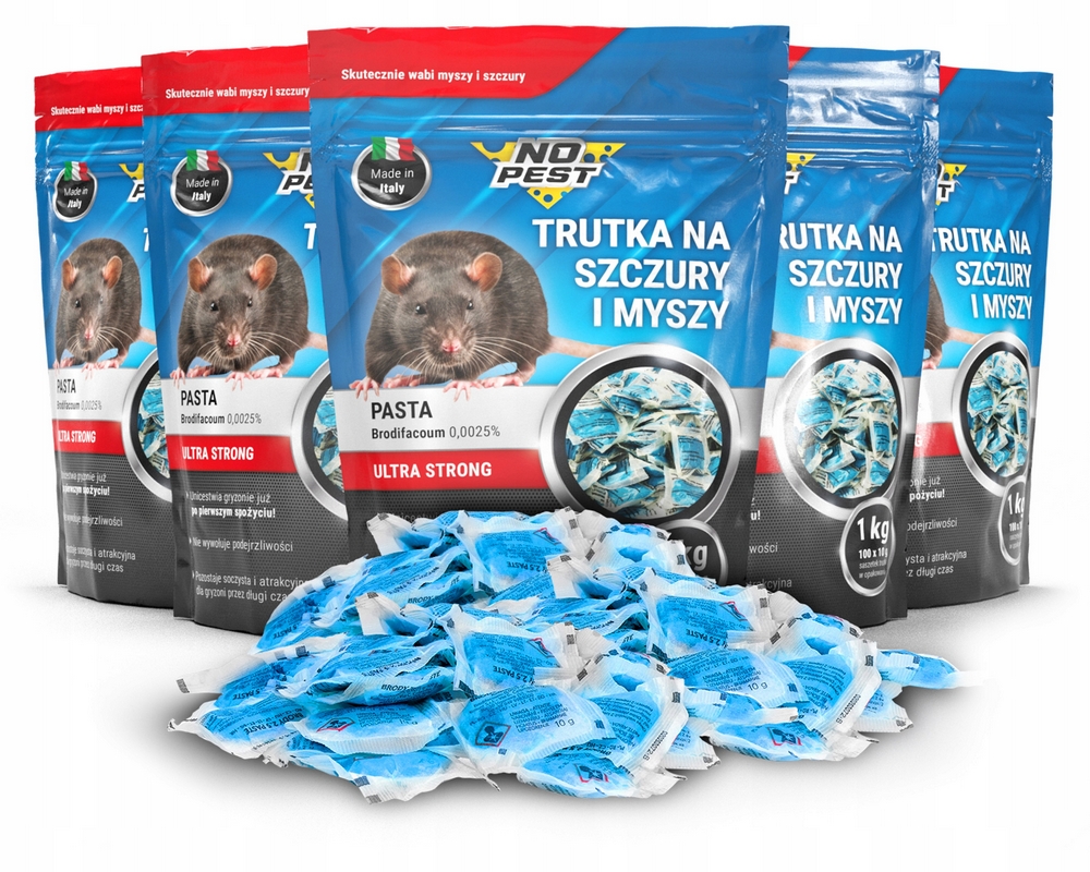 Jed - otrava pre hlodavce NO PEST pasta 5kg