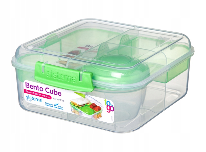 Obedová nádoba Sistema Bento Cube To Go, 1,25 l