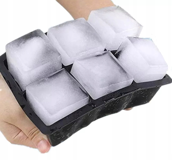 Silikónová forma pre kocky ľadu veľké xxl +veko