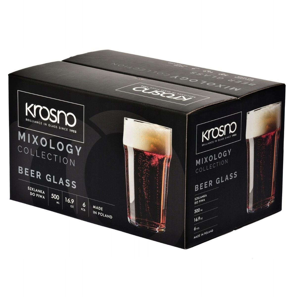Nonic Mixology Krosno 6x 0,5 l Pivné poháre