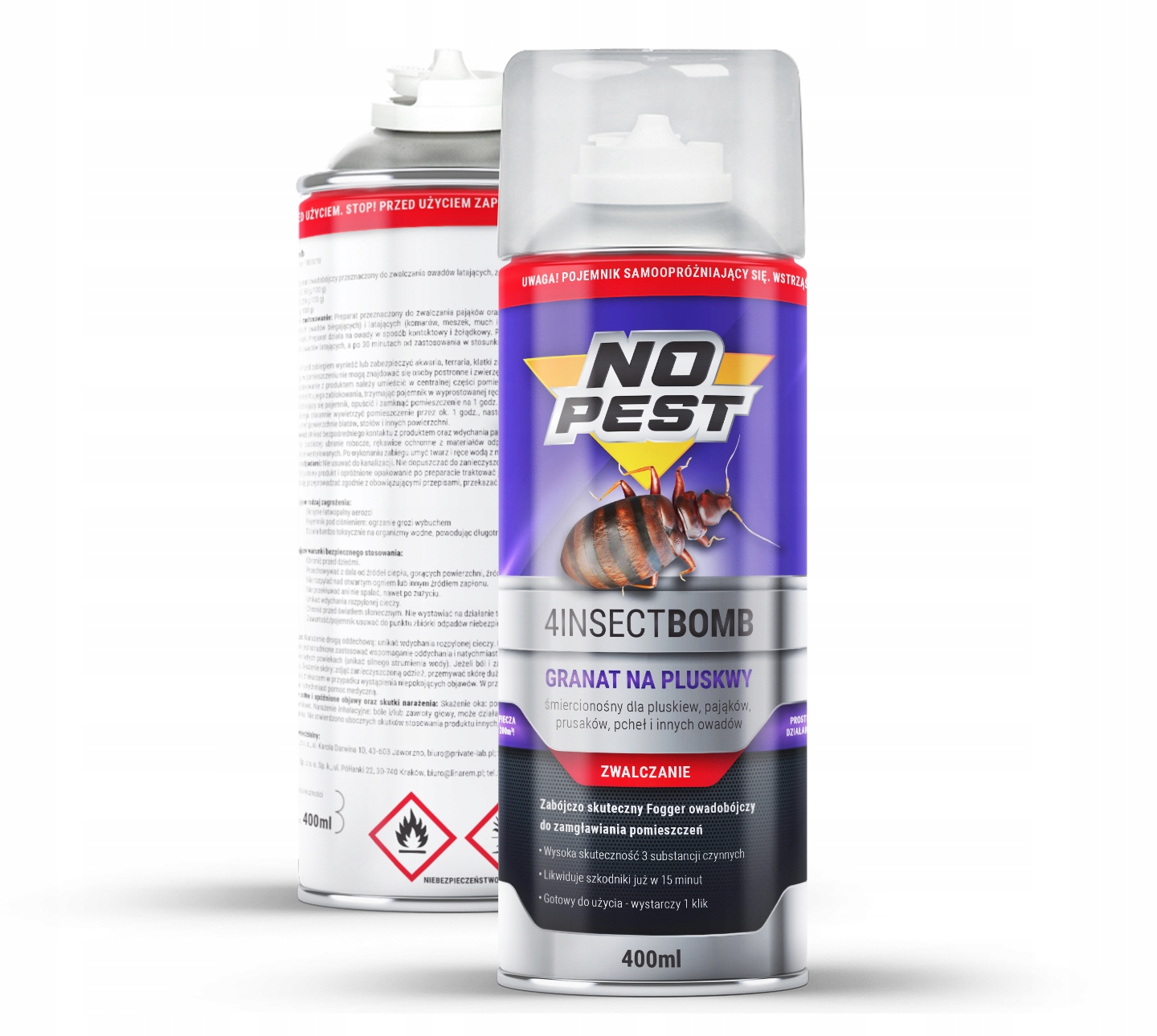 No Pest biocíd pre hmyz 400 ml x 3