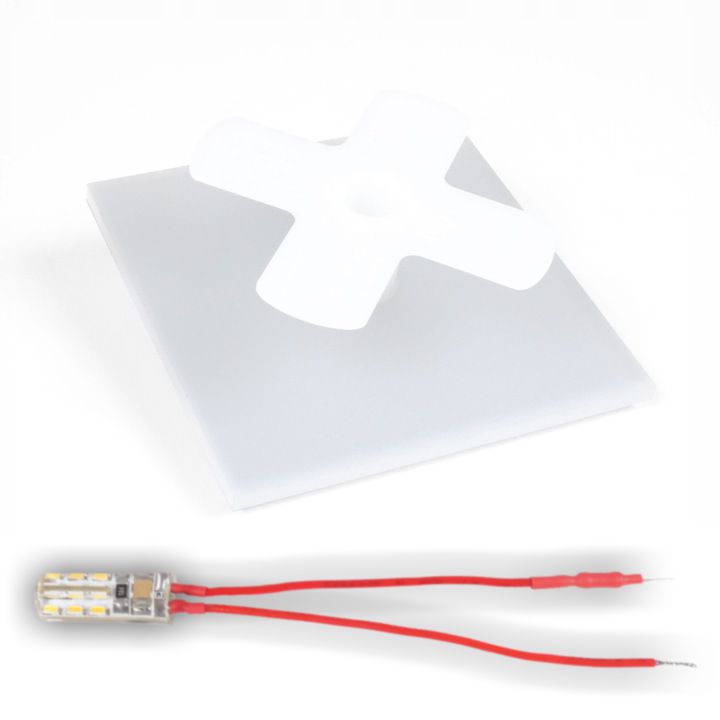 SET 6X Schodisko Q1 White 2x Sensor 230V