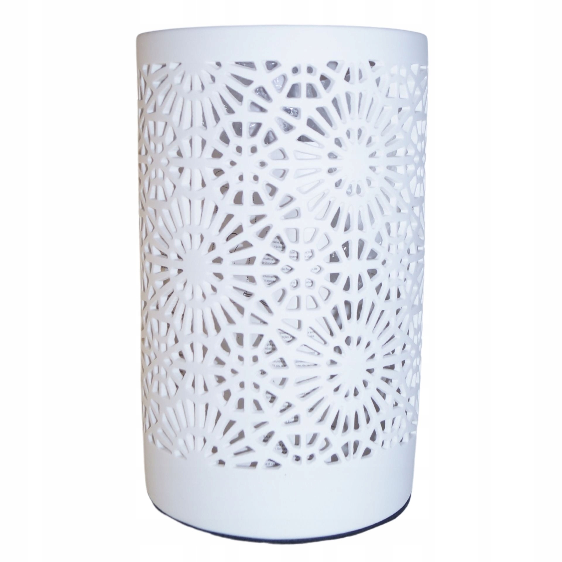 Lampa nočná lampa, biela KERAMIKA, OTEVRENÁ, 20 cm