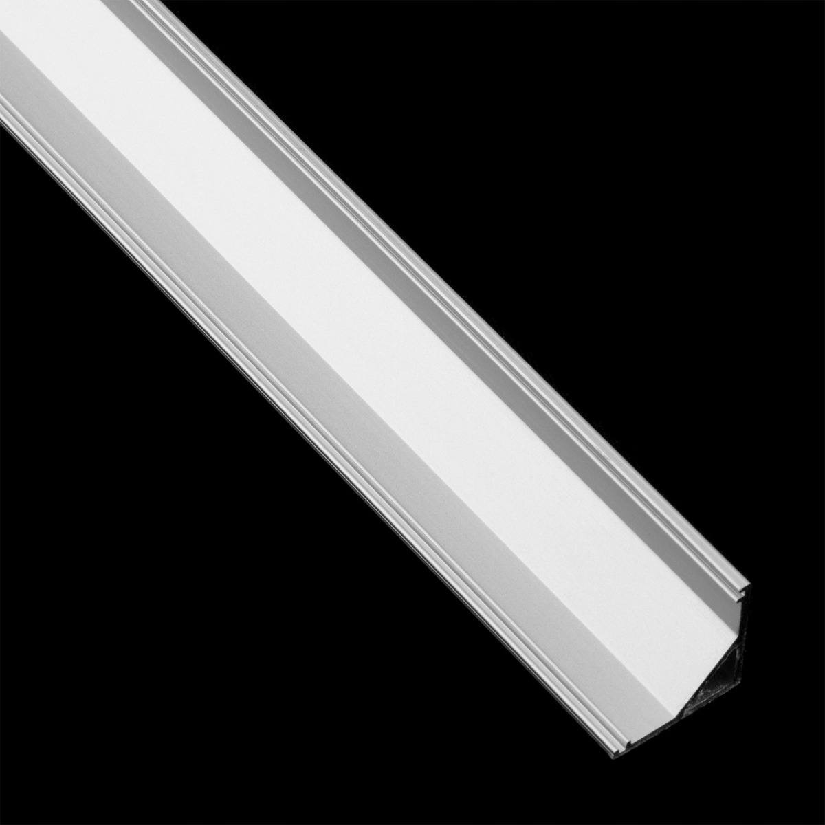 Profil pre 2M uhlovú rohovú rohovú pásku + lampa