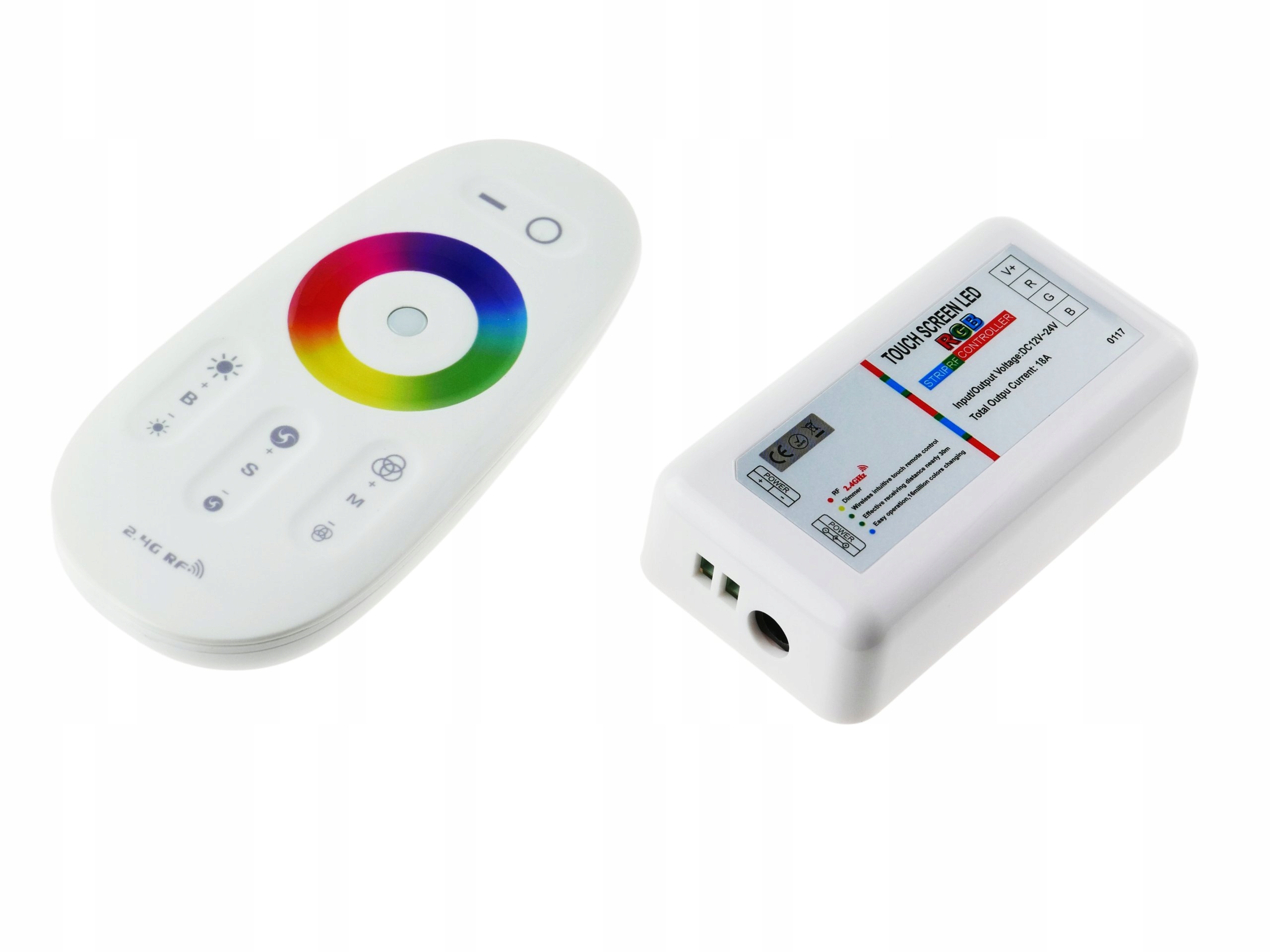 Sada 5m 300 LED pilotné páske napájacie napájanie RGB + biela