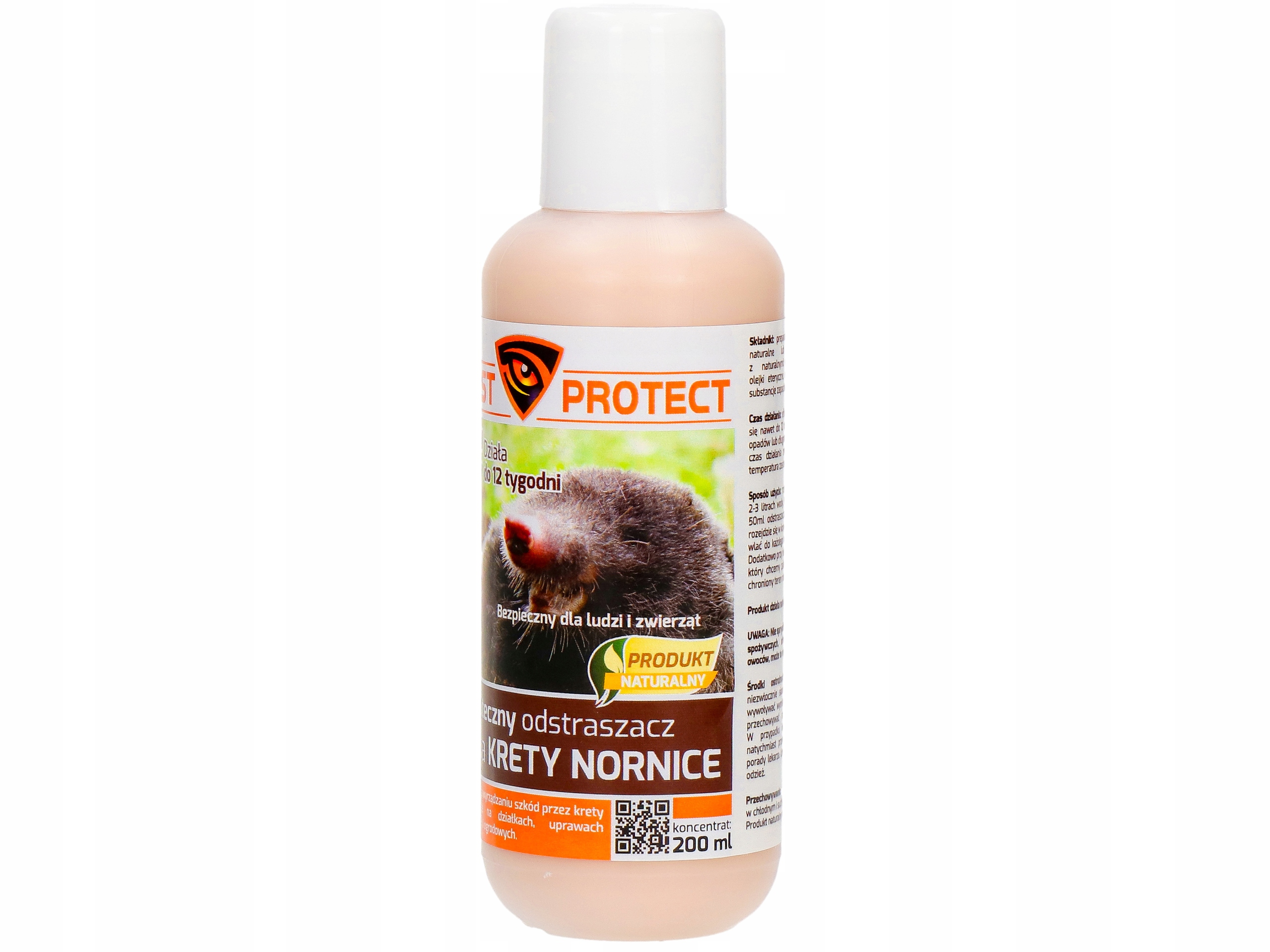 Tekutý repelent Pest Protect na krty a hraboše, 200 ml