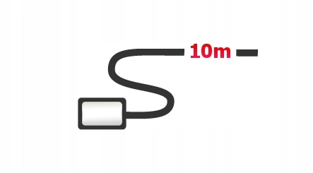 Panelový elektronický teplomer -50+110 sonda 10 m