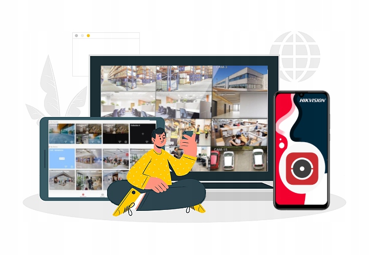 DS-KIS603-P (B) HikVision WiFi Set