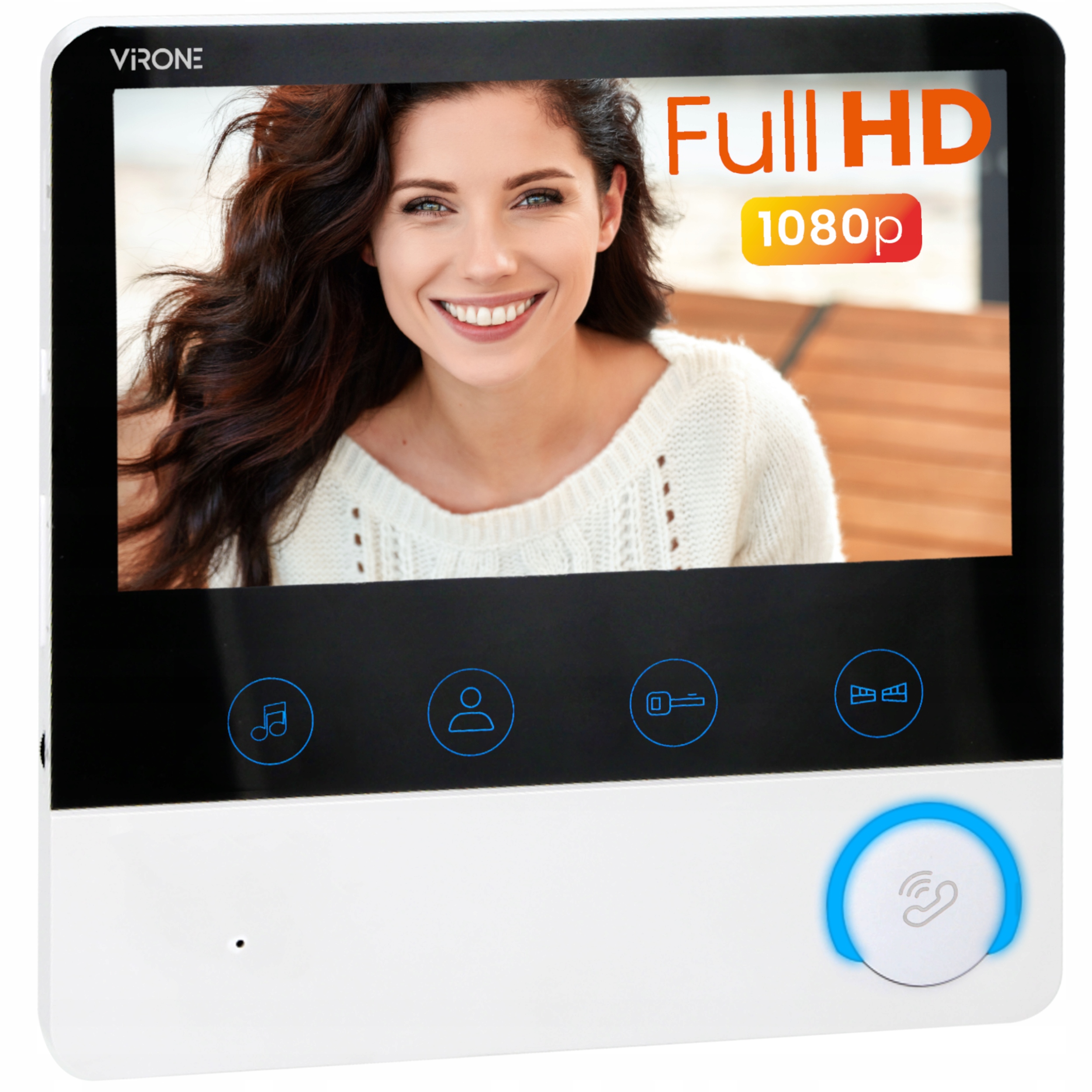 Videovrátnik Virone HILIT VDP-65 so 7″ monitorom, Wi-Fi a RFID