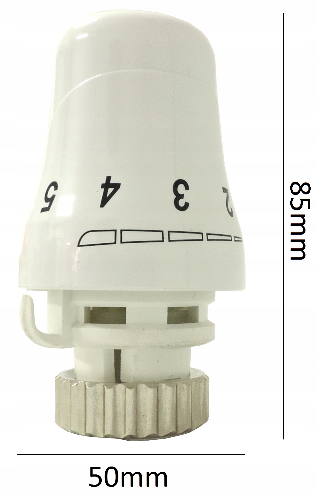 Cosmo proti Danfoss 6-28c termostatická hlava