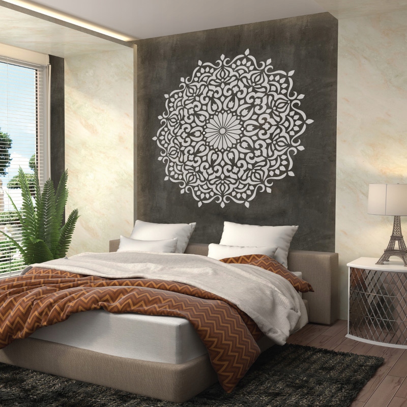 Viacnásobná šablóna maľovania /stráže. 59 cm / mandala 3