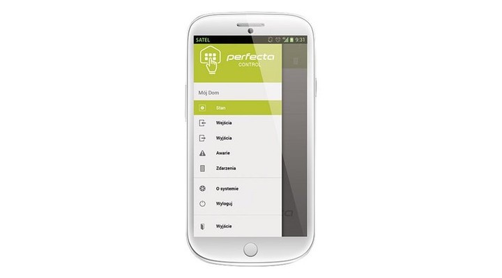 Alarmový systém pre 8 detektorov Android Satel Perfect