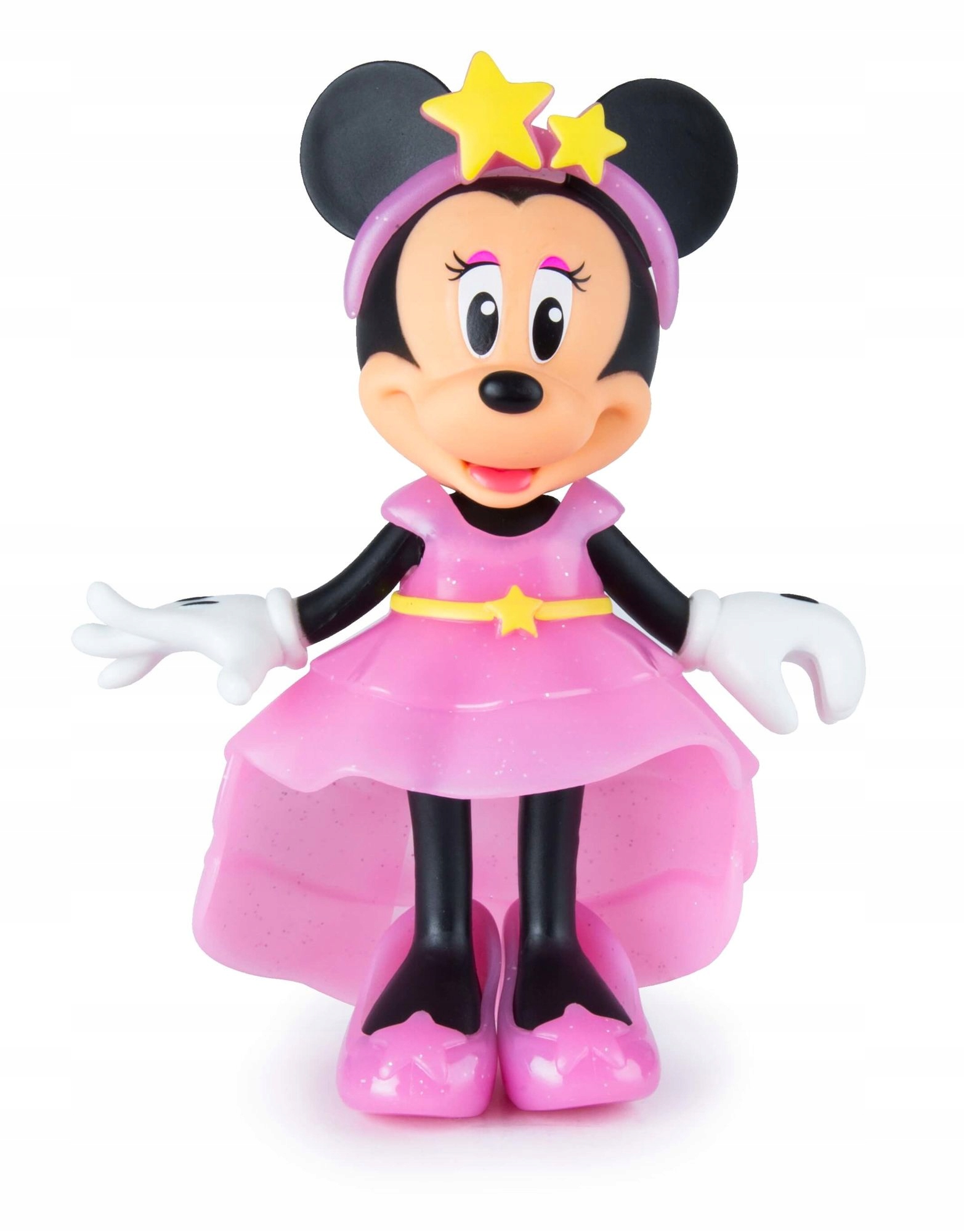 Figúrka Minnie Mouse Pop Star s tromi outfitmi a 12 doplnkami