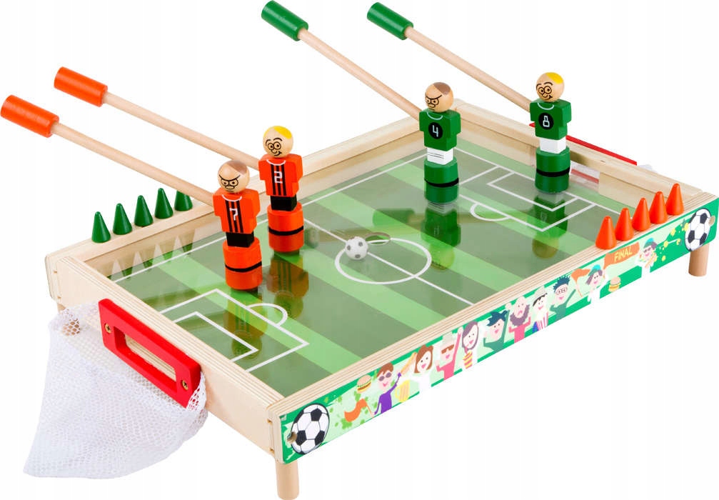 Stolný drevený magnetický futbal pre dvoch