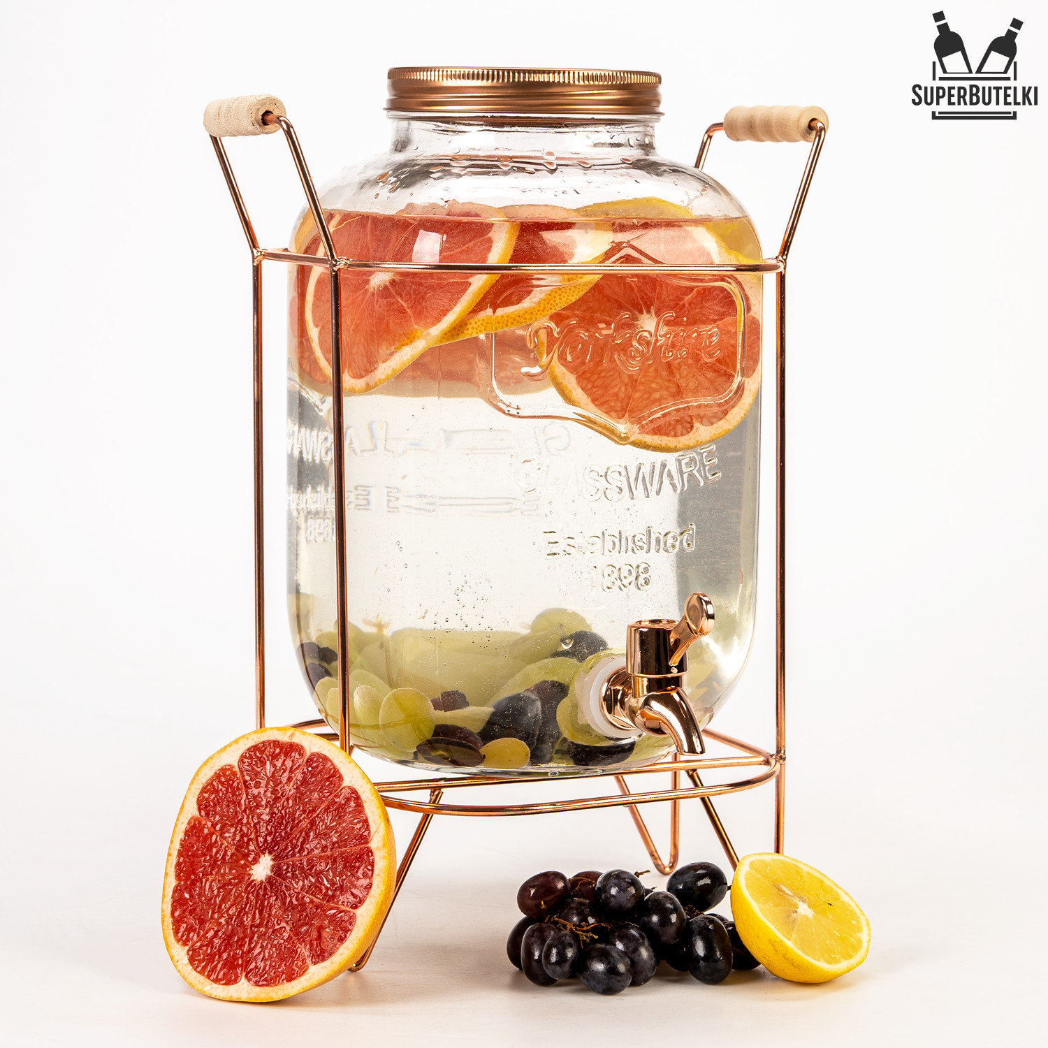Nádoba s kohútikmi 5L pre vodnú limonádu