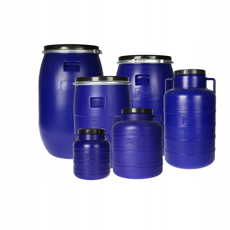 Plastový sud Sterk s vekom, 20 l, na kvasenie potravín