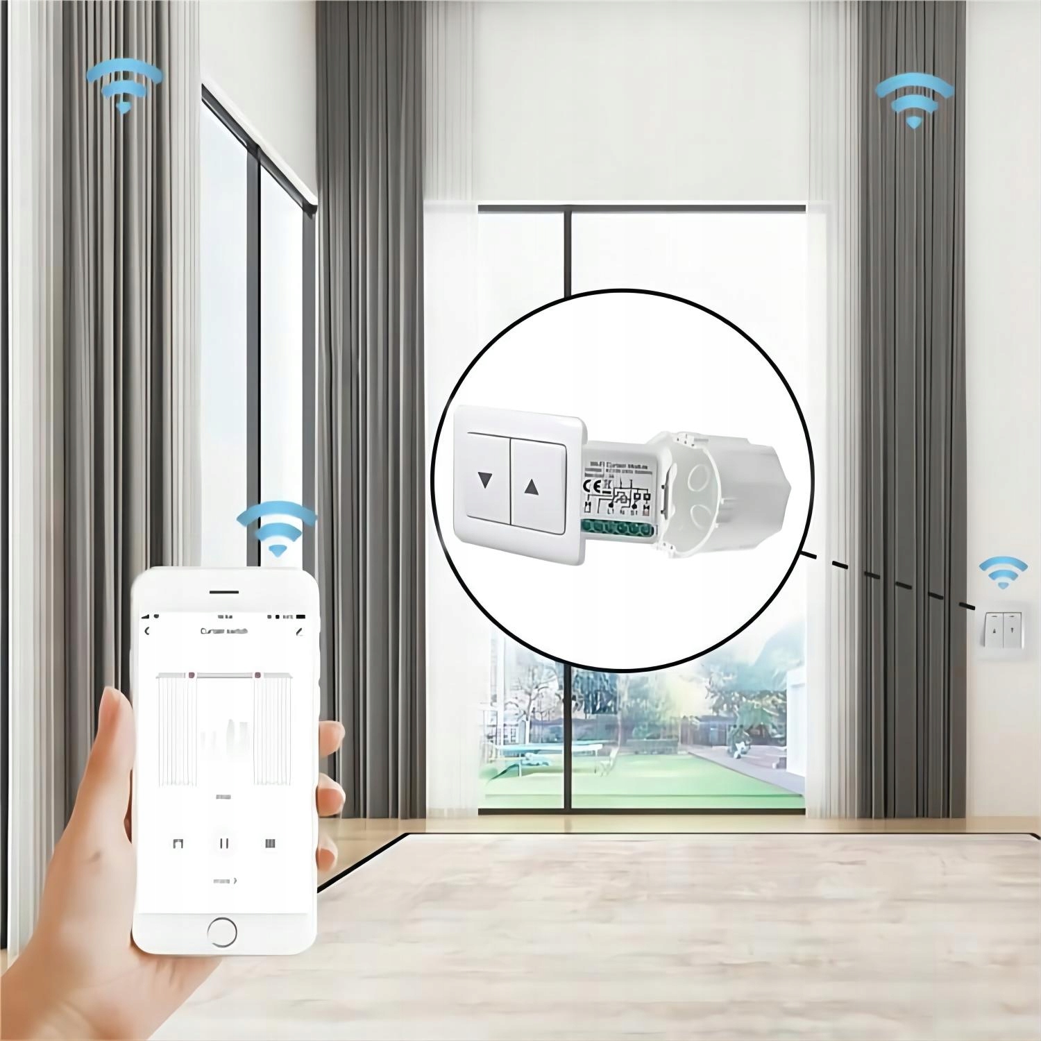 OVLÁDAČ ROLETY TUYA SMART HOME WIFI