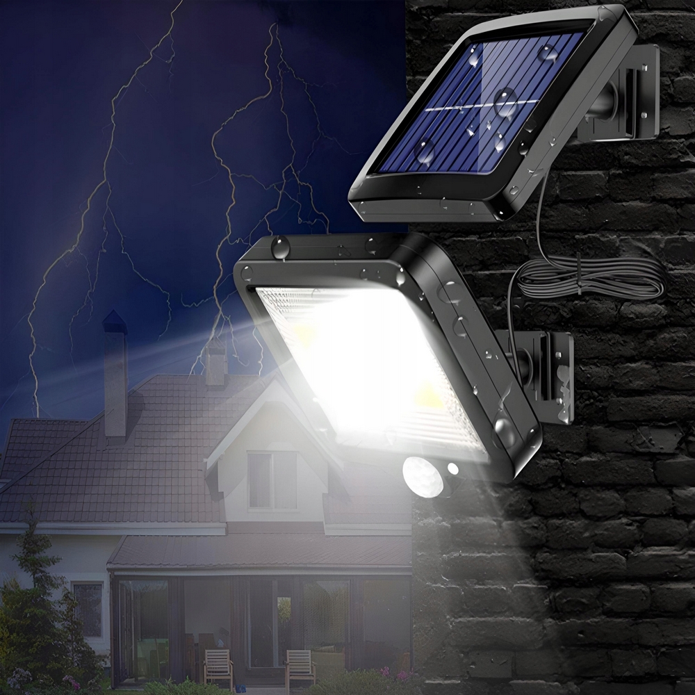 Solárna lampa so 100 snímačom pohybu LED