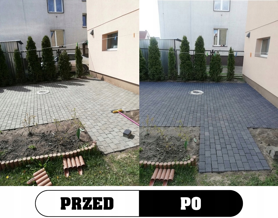 FARBA IMPREGNÁTOVÁ farba BETÓNOVÝCH dlažobných kociek 5L