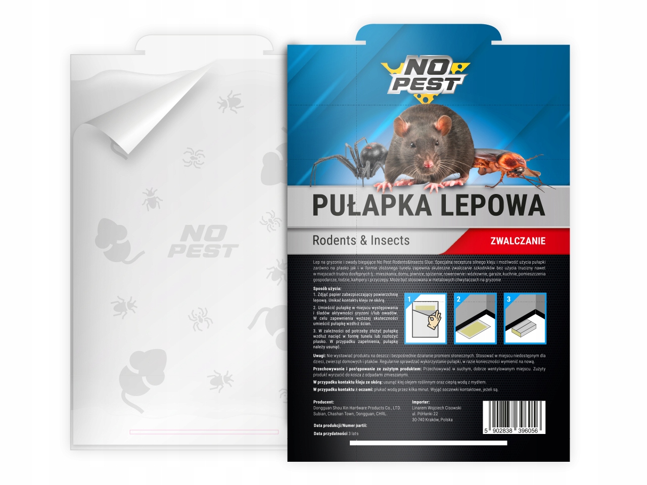Lepiaca pasca na myši NO-PEST 10 kusov