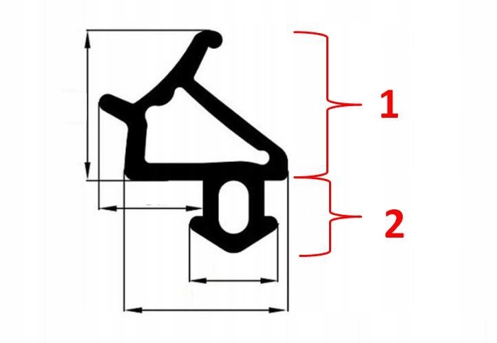 Veka S-126 S-11127 10 +10 MB Tesnenie dverí