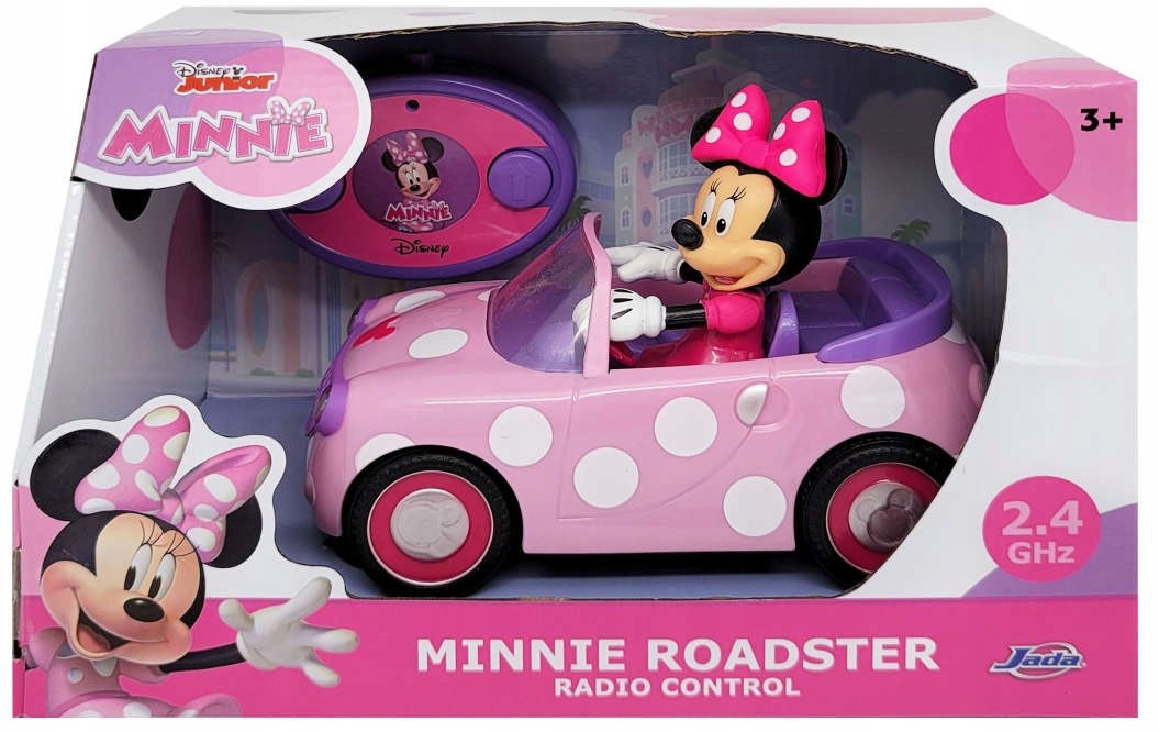 RC kabriolet Jada Minnie Mouse s pevnou figúrkou