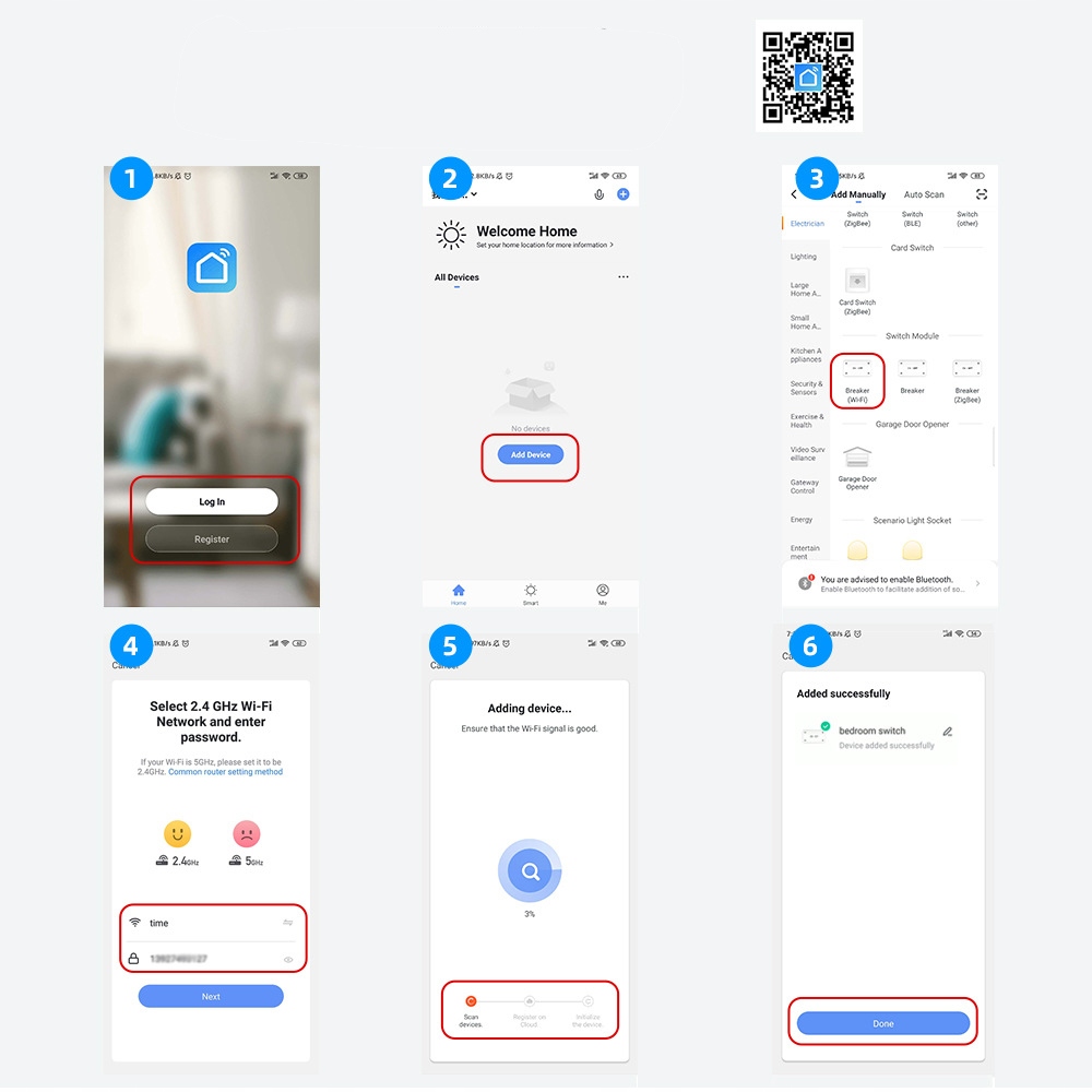 OVLÁDAČ ROLETY TUYA SMART HOME WIFI