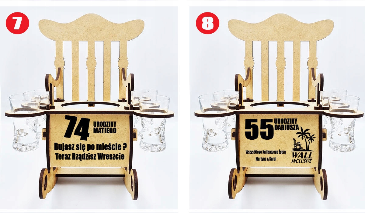 Kreslá hojdacie darčeky narodeniny 18-99 odchod do dôchodku