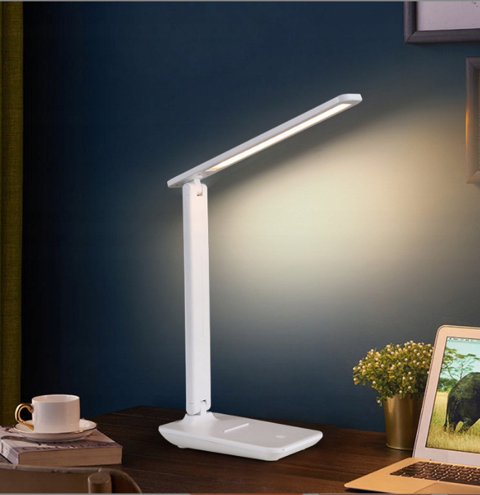 Školská stolová lampa pre stôl USB 7W LED dotyk