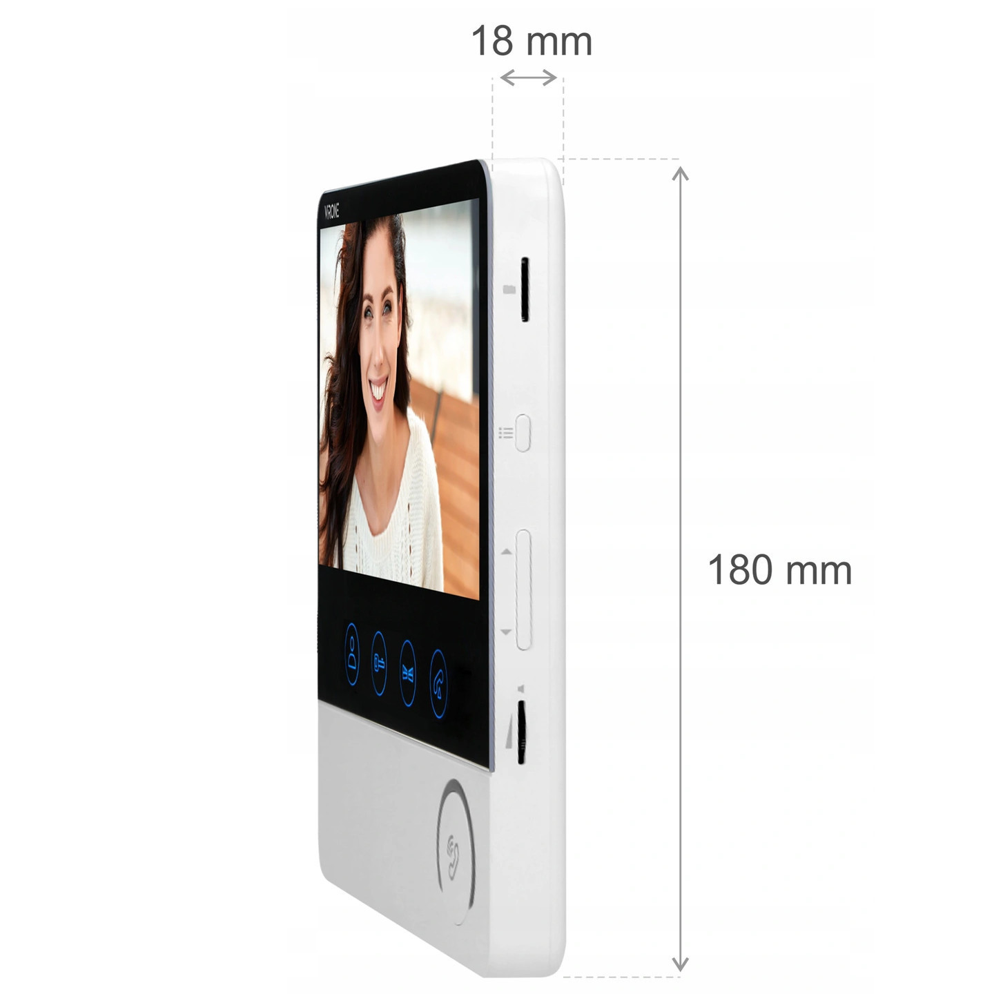 Videovrátnik Virone HILIT VDP-65 so 7″ monitorom, Wi-Fi a RFID