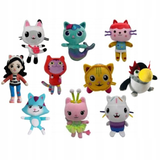Rozprávkový plyšák - 10x maskot Cat Gabi Gabby's Dollouse