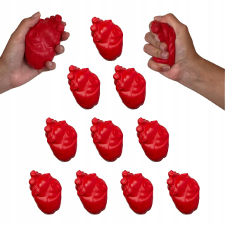 ANATOMICKÉ SRDCE NA STISKNUTIE