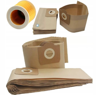 Filter 10x tašiek pre vysávač Karcher WD3 200 MV3