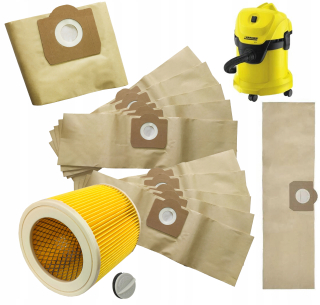 Príslušenstvo k vysávaču - 10x vrecká filter pre vysávač Karcher wd3 SE 4001