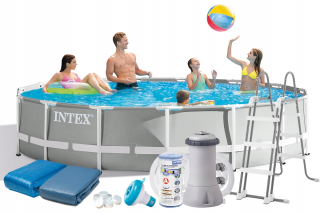 Bazén Intex s kruhovým rámom 457 x 457 cm