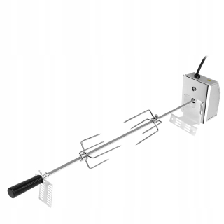 2x Sada grilovacích ražňov, 107 cm, nerez