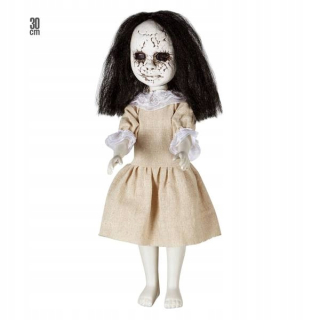 Dekorácia strašidelnej bábiky 30 cm Halloween