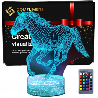Kompliment viacfarebná nočná lampa