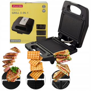 Hriankovač Kamille KM6724 čierny 800 W