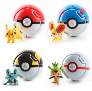 4KS POKEMON GO POKEBALL TRANSFORMATION SET FIGURAČKY
