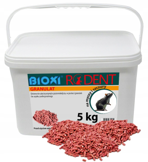 Nástraha na myši a potkany - 5 kg myšacie granule potkany Poison Bioxi Rodent