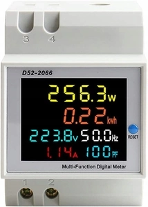 6v1 elektromer D52-2066 LCD AC40-300V 100A