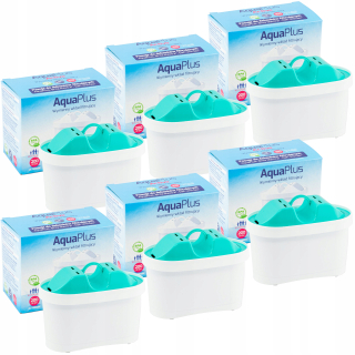 Filtračná vložka do kanvičky AquaPlus Typ: Dafi Unimax, Aquaphoor Maxfor, Brita Maxtra+ 6 ks.