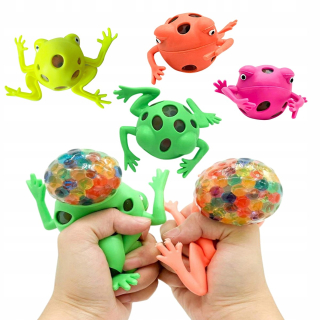 Antistresový Gniotek Frog Rainbow Squish FROG Ball