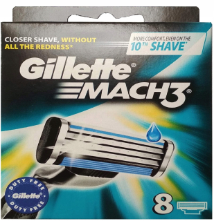 Gillette Mach3 Náplne do žiletiek Gillette