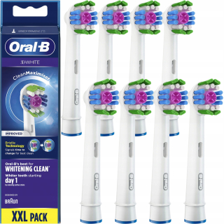 ORIGINÁL BRAUN ORAL-B EB18 3D BIELA 8ST TIP