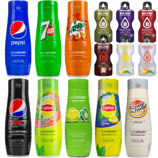 Sirup do SodaStreamu - 8x Mirinda 7Up Pepsi Max Schwip Sodastream