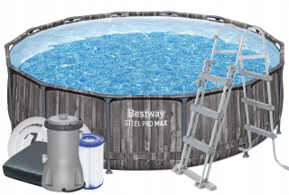 RÁMOVÝ BAZÉN 9v1 427x107 cm + PRÍSLUŠENSTVO - BESTWAY 5614Z model 2025