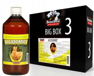 Vitamíny pre hlodavce - ACIDOMID 3L PRÍPRAVOK ZAJÍCI BAKTÉRIA KOKCIDIÓZA